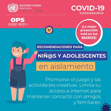 Utilice palabras que puedan entender en función de su edad. Medidas de prevención del COVID-19 - ACNUR Venezuela