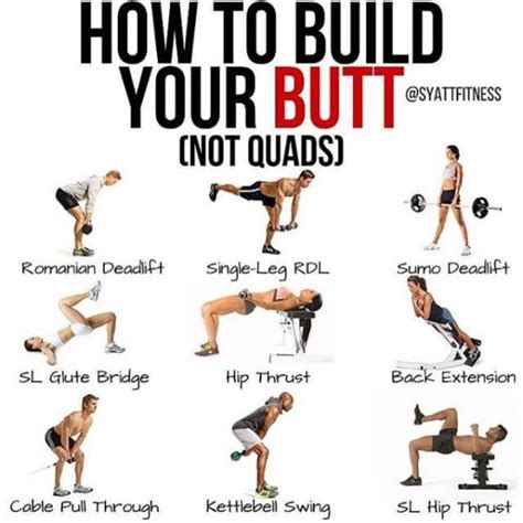 How To Build Glutes Tips And Exercises For A Bigger Butt Rijal S Blog