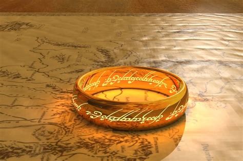 3d Printable Model One Ring Lord Of The Rings Cgtrader