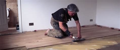 How To Install Glue Down Vinyl Plank Flooring On Wood Subfloor Review