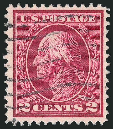 A normal 1868 george washington stamp is only worth a few bucks. Price of US Stamps Scott Catalog #406 - 1912 2c Washington Perf 12