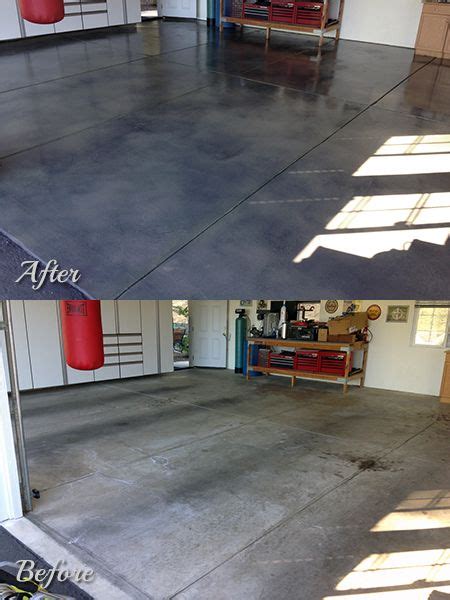 Garage Floor Concrete Stain Flooring Ideas