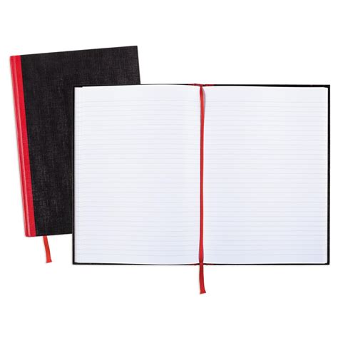 Black N Red Casebound Hardcover Notebook 11 34 X 8 14