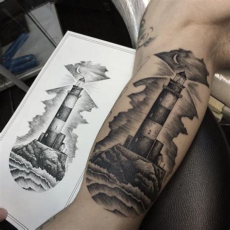 Find Your Next Tattoo Lighthouse Tattoo Tattoos Full Sleeve Tattoos