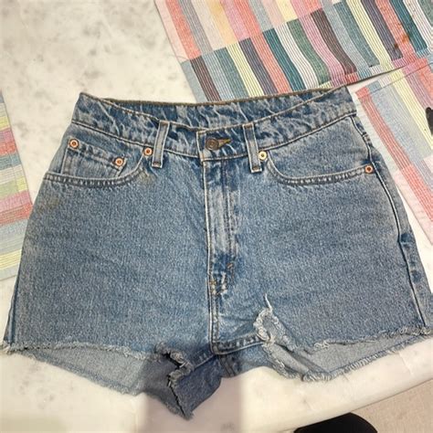 Levis Shorts Vintage Levis High Waisted Denim Shorts Poshmark
