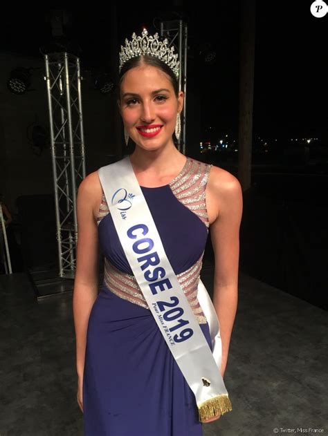 Alixia Cauro Miss Corse 2019 Se Présentera à Lélection De Miss