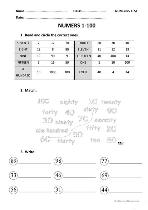 Numbers In Spanish Worksheets And How To Count 1 1000 Los Numeros