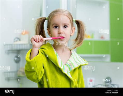 Child Tooth Brush Hi Res Stock Photography And Images Alamy