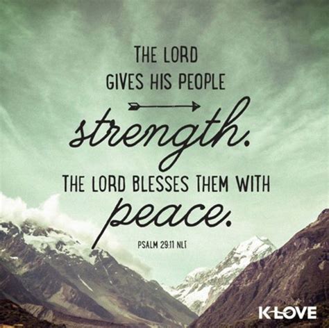 The Lord Gives His People Strength The Lord Blesses Them With Peace