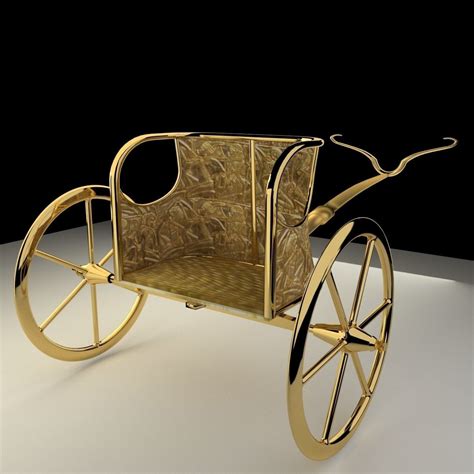 King Tut Chariot 3d Model Cgtrader