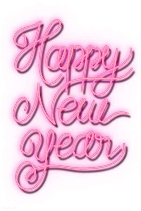 Pink Happy New Year Badge Royalty Free Transparent Png 1233077