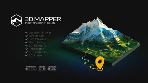 3d Map Generator 3d Mapper Photoshop Plugin Youtube