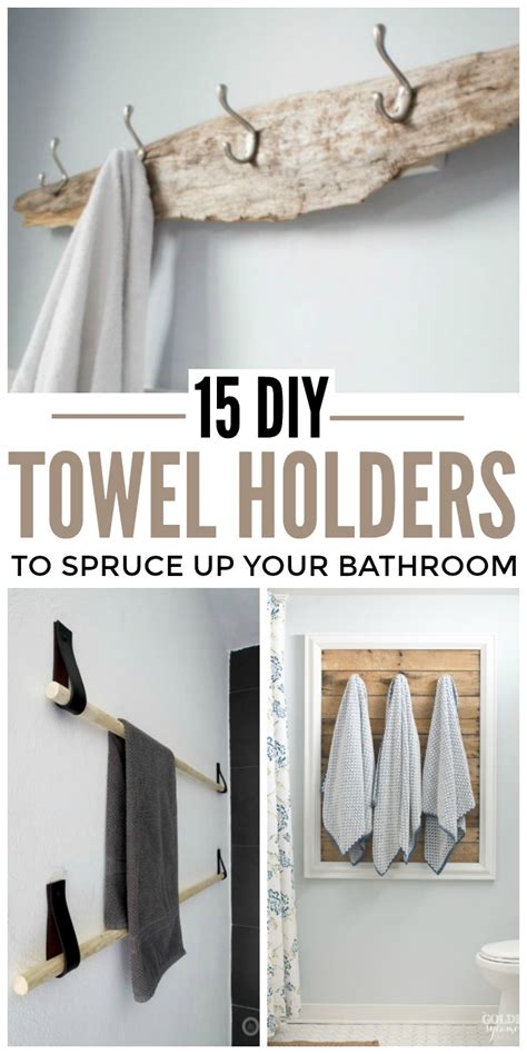 Bathroom decor, rope, towels 70 comments. 15 DIY Towel Holders to Spruce Up Your Bathroom