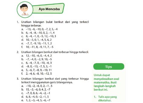 Kunci Jawaban Matematika Kelas 6 Halaman 17 18 Dan Caranya Buku Senang