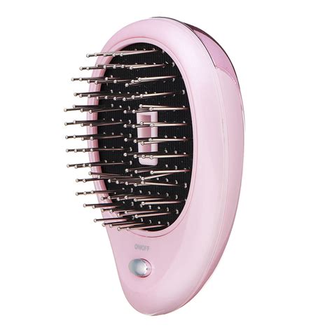 Portable Electric Ionic Hairbrush Takeout Mini Ion Hair Brush Comb Massage Small