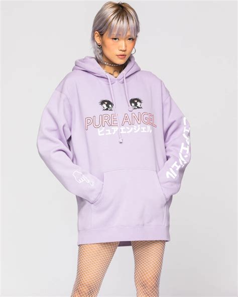 pure angel lavender hoodie by samii ryan inc oversized hoodie dress hoodies lavender outfit