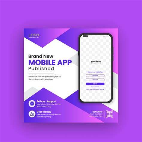 Mobile App Promotion Social Media Banner And Web Banner Template Pro