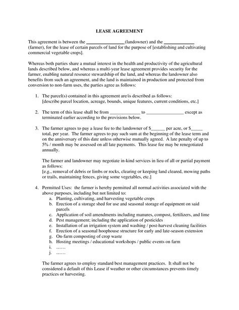 Blank Lease Agreement - How to draft a Lease Agreement? Download this Blank Lease Agreement ...