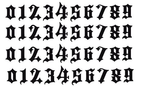 Tattoo Old English Letters Font Kopilike