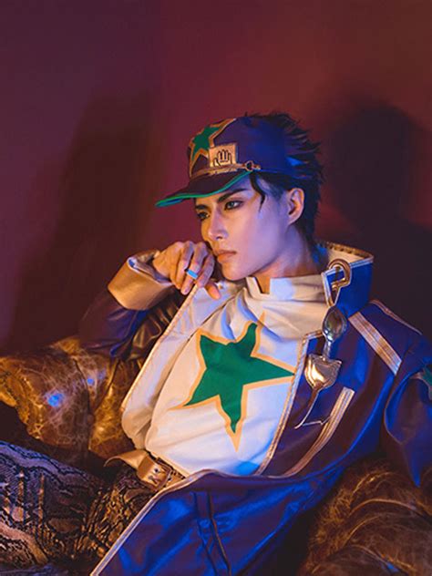 Anime Jojos Bizarre Adventure Stone Ocean Cosplay Kuujou Joutarou