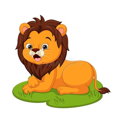 Cute Baby Lion Cartoon Stock Illustrations 19774 Cute Baby Lion