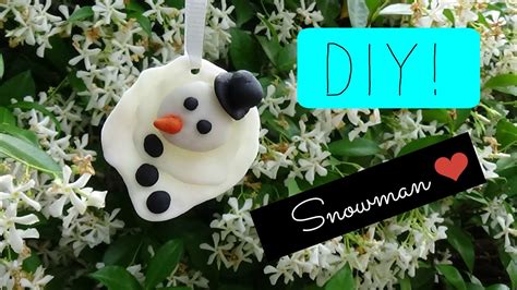 Diy Melted Snowman Decoration Youtube