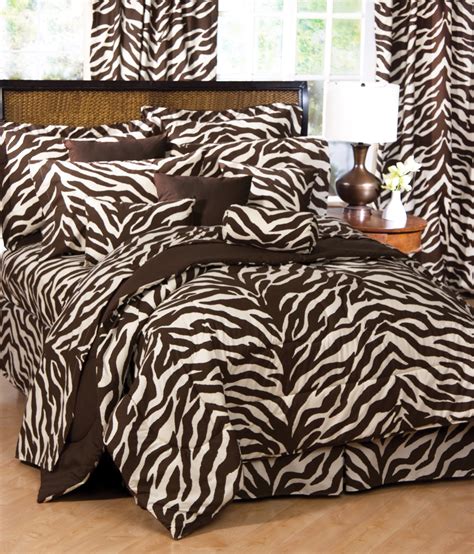 Zebra Print Comforter Comfort