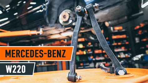 How To Change A Rear Anti Roll Bar Link Mercedes Benz S W220 Tutorial