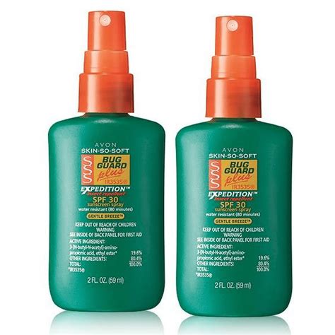 Avon Skin So Soft Bug Guard Plus Ir3535 Expedition Insect Repellent Spf