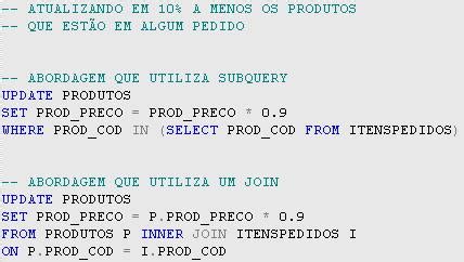 ?hlep.sql server update inner join query ?????. Uso de joins em instruções UPDATE e DELETE