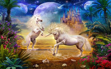 Magic Unicorns Myths And Legends Fantasy Hd Wallpaper 1920x1200