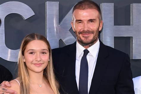 David Beckham Shares Wholesome Moment With Daughter Harper At Inter