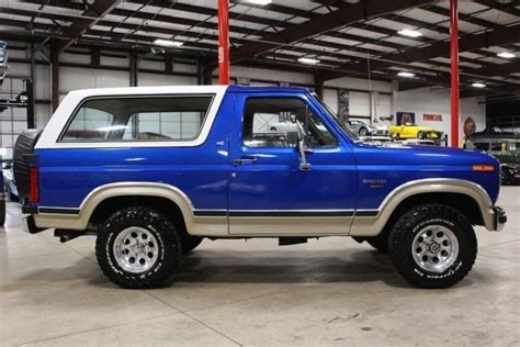 1982 Ford Bronco 44329 Miles Dark Blue Metallic Suv 302cid V8 Automatic