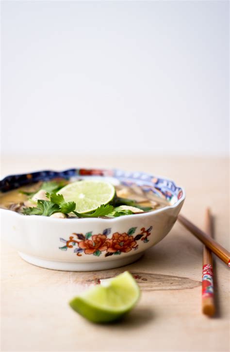 Thai Coconut Chicken Noodle Soup A Beautiful Plate
