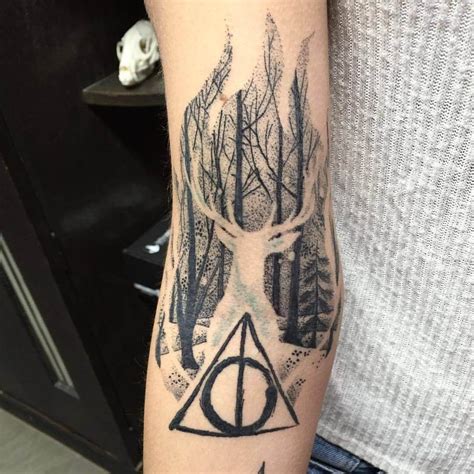 Harry Potter Stag Patronus Tattoo Baroniyatt