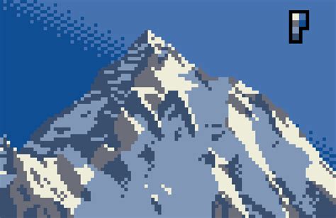 Oc Newbie Cc Mountain First Serious Try At Pixel Art Any Advice