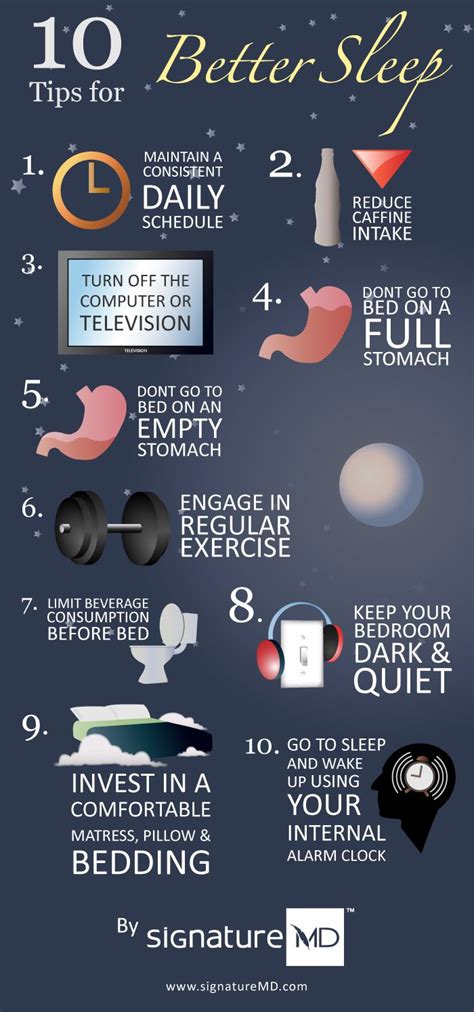 10 Tips For Better Sleep Infographic Health Tips Health And