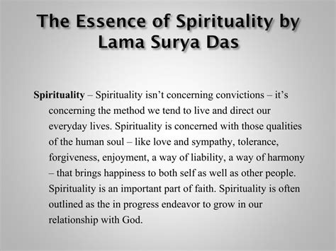 Ppt The Essence Of Spirituality By Lama Surya Das Powerpoint Presentation Id7303931