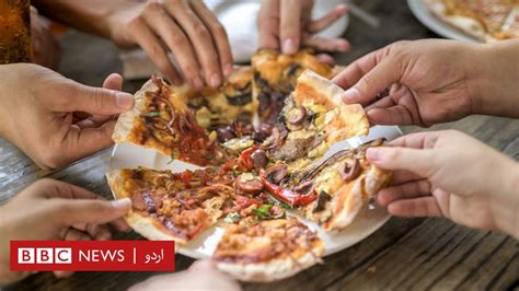 ایک پیزے کی کیلوریز جلانے کے لیے چار گھنٹے چلنا پڑے گا ماہرین Bbc News اردو