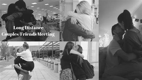 Long Distance Couplesfriends Meeting For The First Time Compilation