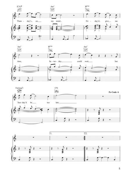 Seven Days By Sting Digital Sheet Music For Pianovocalguitar Piano