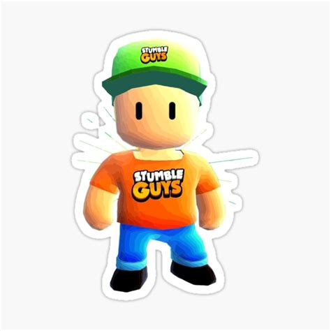Stumble Guys Character Sticker For Sale By 1k Sales Redbubble