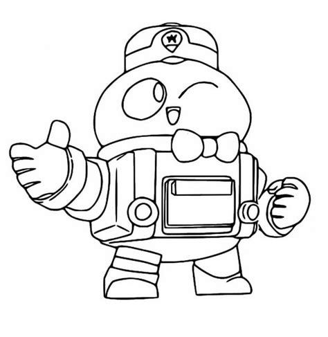 Lou Brawl Stars Coloring Pages Free Printable Coloring Pages for Kids