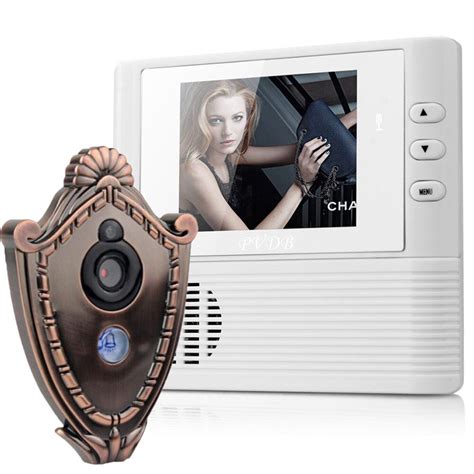 Digital Door Peephole Video Doorbell 03m Night Vision Video Record