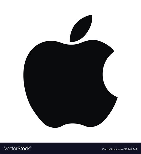 Apple Logo Computer Ipad Iphone Software Vector Image