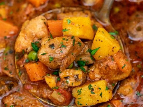 Maybe you would like to learn more about one of these? Rich Pork Stew Recipe with Root Vegetables | Scrambled Chefs