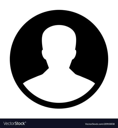 Avatar Icon Male User Person Profile Symbol Vector Image