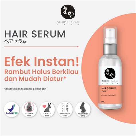Jual Bpom Promo Shumi Japan Hair Serum 55ml Serum Rambut Treatment Haircare Shopee