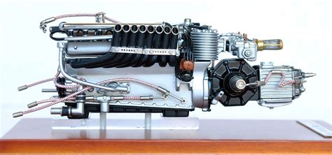 V Type Engine Drawing El Mundo Automotor Evolución Del Motor