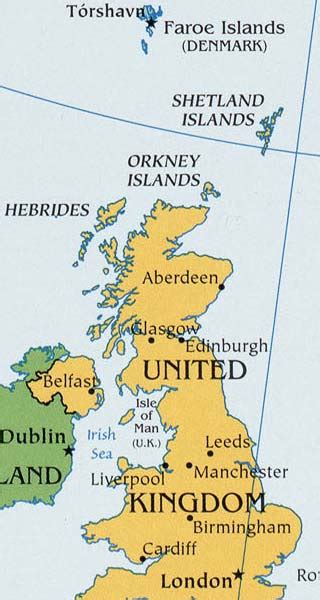 Shetland Islands Maps Including Outline And Topographical Maps
